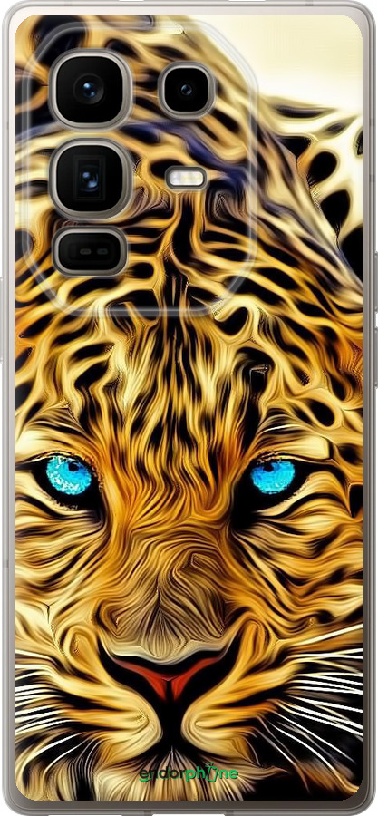 Силиконовый чехол Леопард для Infinix Note 50 Pro+ - 6611u-4041 изображение 