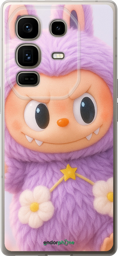 Силіконовий чехол Лабубу для Infinix Note 50 Pro+ - 6708u-4041 изображение 