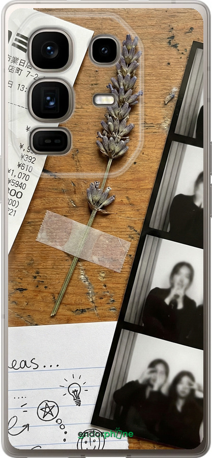 Силиконовый чехол Aesthetic Scrapbook Collage для Infinix Note 50 Pro+ - 6773u-4041 изображение 