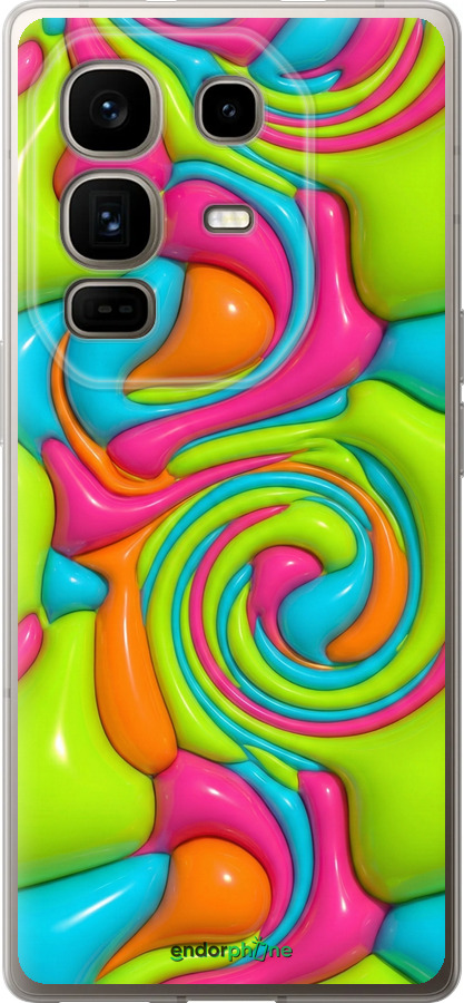 Силіконовий чехол Y2K Jelly Dream для Infinix Note 50 Pro+ - 6780u-4041 изображение 