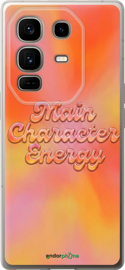Силиконовый чехол Aura Gradient Main Character Energy Aesthetic Y2K для Infinix Note 50 Pro+ - 6783u-4041 изображение 