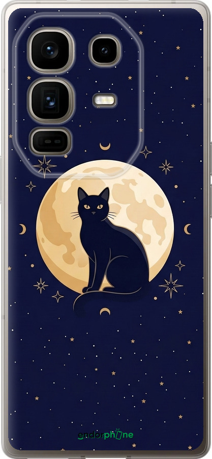 Силиконовый чехол Cute Cat Celestial/Witchy для Infinix Note 50 Pro+ - 6787u-4041 изображение 