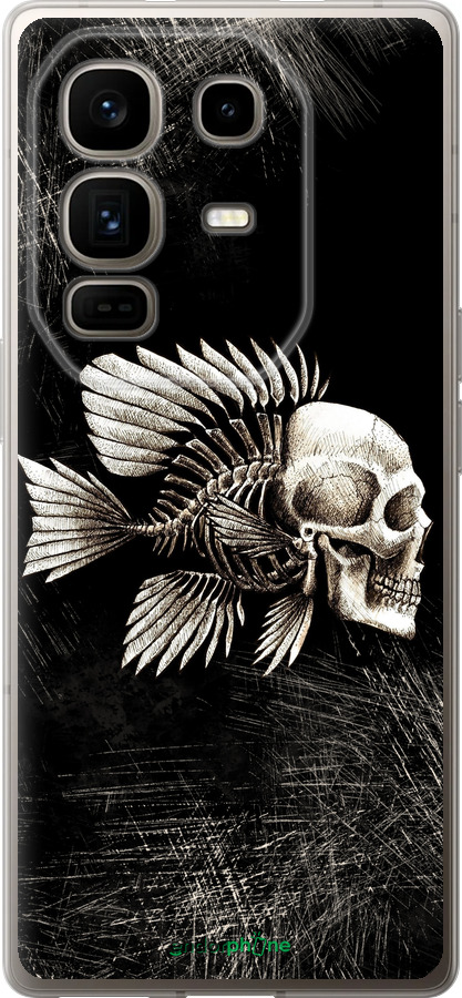 Силиконовый чехол Рыбо-человек для Infinix Note 50 Pro+ - 683u-4041 изображение 