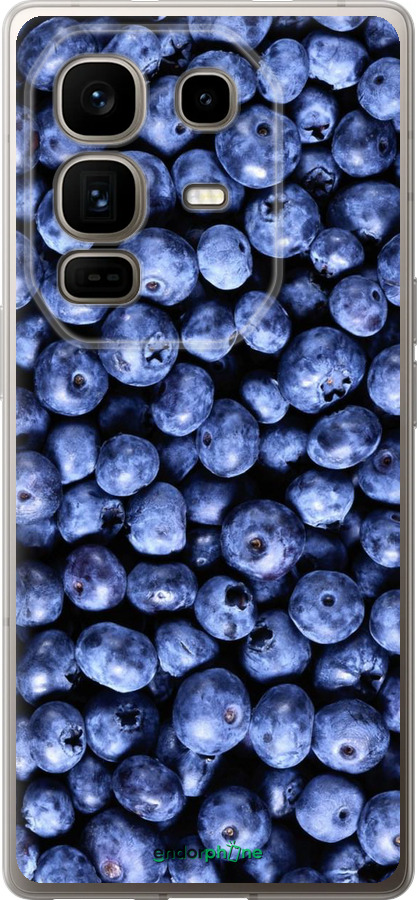 Силиконовый чехол Черника для Infinix Note 50 Pro+ - 851u-4041 изображение 