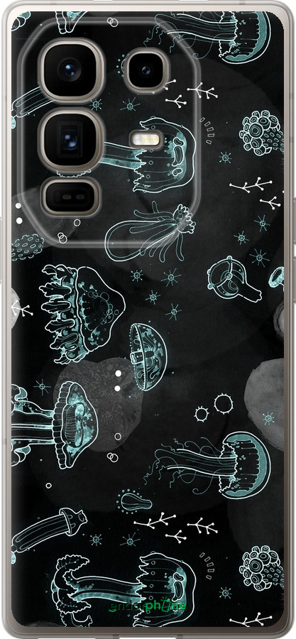 Силиконовый чехол Медузы для Infinix Note 50 Pro+ - 906u-4041 изображение 