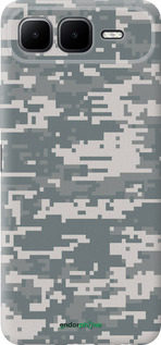 Силиконовый чехол Камуфляж для Infinix Smart 10 PLus - 1085u-4108 изображение 