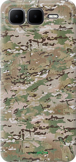 Силиконовый чехол Камуфляж v5 для Infinix Smart 10 PLus - 1201u-4108 изображение 