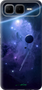 Силиконовый чехол Планеты в синем космосе для Infinix Smart 10 PLus - 171u-4108 изображение 