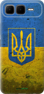 Силиконовый чехол Флаг и герб Украины 2 для Infinix Smart 10 PLus - 378u-4108 изображение 