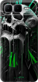 Силиконовый чехол Череп-часы для Infinix Smart 10 PLus - 4100u-4108 изображение 