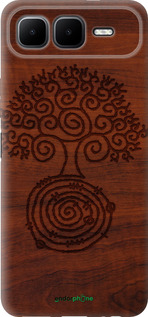 Силиконовый чехол Узор дерева для Infinix Smart 10 PLus - 4119u-4108 изображение 