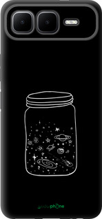 Силиконовый чехол Космос в банке для Infinix Smart 10 PLus - 4297u-4108 изображение 