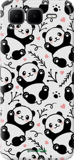 Силиконовый чехол Панды для Infinix Smart 10 PLus - 4318u-4108 изображение 