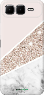 Силиконовый чехол Пастельный мрамор для Infinix Smart 10 PLus - 4342u-4108 изображение 