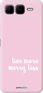 Силиконовый чехол Живи больше для Infinix Smart 10 PLus - 4347u-4108 изображение 