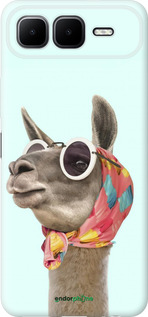 Силиконовый чехол Модная лама для Infinix Smart 10 PLus - 4479u-4108 изображение 
