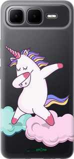 Силиконовый чехол Единорог для Infinix Smart 10 PLus - 4702u-4108 изображение 