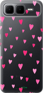Силиконовый чехол Сердечки 2 для Infinix Smart 10 PLus - 4763u-4108 изображение 