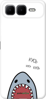Силиконовый чехол Акула для Infinix Smart 10 PLus - 4870u-4108 изображение 
