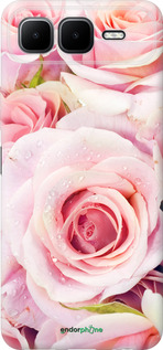 Силиконовый чехол Розы для Infinix Smart 10 PLus - 525u-4108 изображение 