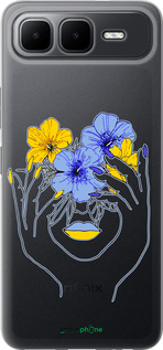 Силиконовый чехол Девушка v4 для Infinix Smart 10 PLus - 5276u-4108 изображение 