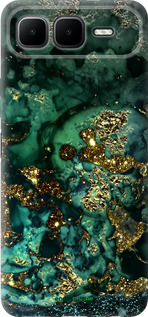 Силіконовий чехол Мармур золото багатство для Infinix Smart 10 PLus - 5419u-4108 изображение 