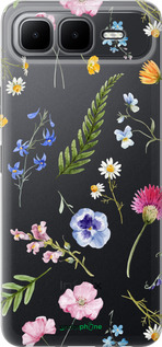 Силиконовый чехол Цветочный фон v2 для Infinix Smart 10 PLus - 5472u-4108 изображение 