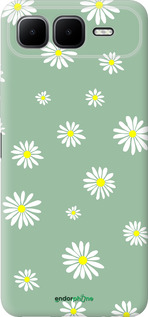 Силиконовый чехол Ромашки v4 для Infinix Smart 10 PLus - 5603u-4108 изображение 