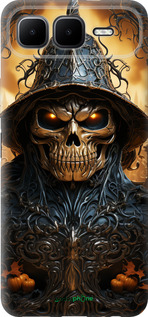 Силіконовий чехол Череп 2 для Infinix Smart 10 PLus - 5652u-4108 изображение 