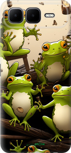 Силиконовый чехол Жабки для Infinix Smart 10 PLus - 5656u-4108 изображение 