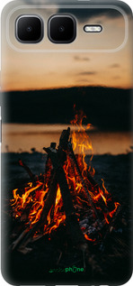 Силиконовый чехол Огонь для Infinix Smart 10 PLus - 6021u-4108 изображение 