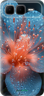 Силиконовый чехол Роса на цветке для Infinix Smart 10 PLus - 6039u-4108 изображение 