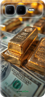Силиконовый чехол Слитки и доллары для Infinix Smart 10 PLus - 6105u-4108 изображение 