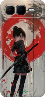 Силиконовый чехол Сумерки воина: Танец с катаной для Infinix Smart 10 PLus - 6123u-4108 изображение 
