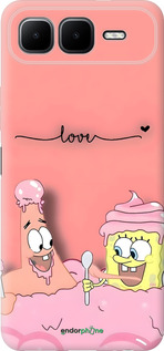 Силиконовый чехол Спанч Боб для Infinix Smart 10 PLus - 6282u-4108 изображение 