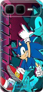 Силиконовый чехол Соник для Infinix Smart 10 PLus - 6284u-4108 изображение 