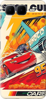 Силиконовый чехол Тачки для Infinix Smart 10 PLus - 6288u-4108 изображение 