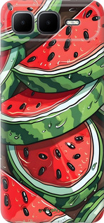 Силиконовый чехол Арбуз для Infinix Smart 10 PLus - 6315u-4108 изображение 