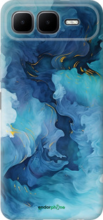 Силиконовый чехол Акварель для Infinix Smart 10 PLus - 6320u-4108 изображение 