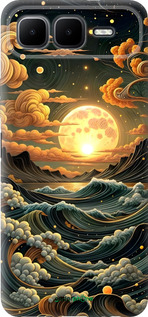 Силиконовый чехол Арт волны для Infinix Smart 10 PLus - 6332u-4108 изображение 