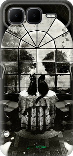 Силиконовый чехол Череп и коты для Infinix Smart 10 PLus - 6432u-4108 изображение 