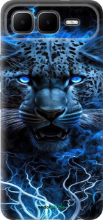 Силиконовый чехол Ледяной леопард для Infinix Smart 10 PLus - 6460u-4108 изображение 