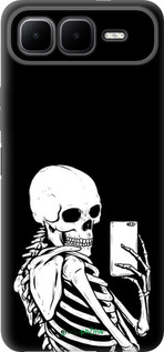 Силиконовый чехол Скелет делает Selfie для Infinix Smart 10 PLus - 6535u-4108 изображение 