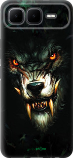 Силиконовый чехол Дьявольский волк для Infinix Smart 10 PLus - 833u-4108 изображение 