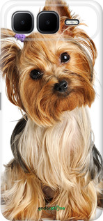 Силиконовый чехол Йоркширский терьер с хвостиком для Infinix Smart 10 PLus - 930u-4108 изображение 