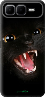 Силиконовый чехол Чёрная кошка для Infinix Smart 10 PLus - 932u-4108 изображение 