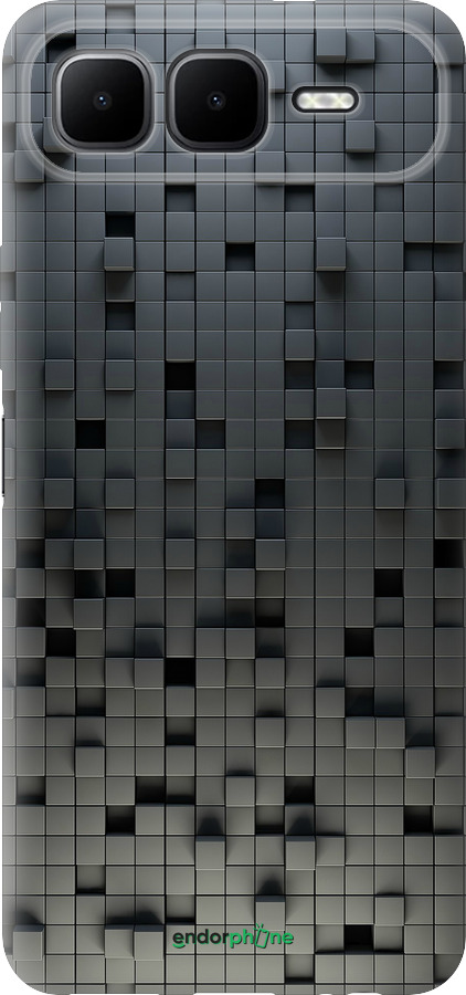 Силиконовый чехол Кубики для Infinix Smart 10 PLus - 1061u-4108 изображение 