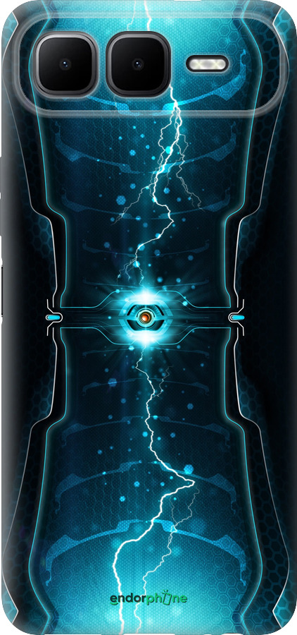 Силиконовый чехол Молнии в цилиндре для Infinix Smart 10 PLus - 120u-4108 изображение 