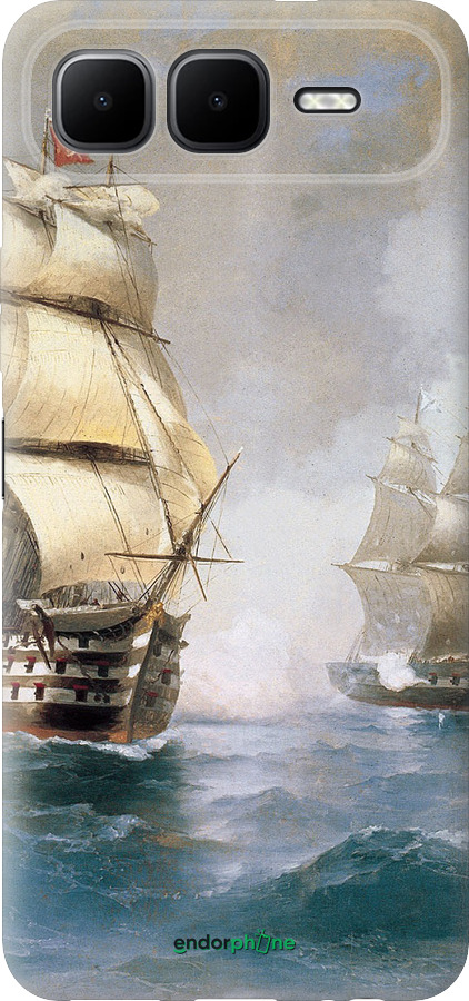 Силіконовий чехол Айвазовський. Кораблі для Infinix Smart 10 PLus - 160u-4108 изображение 