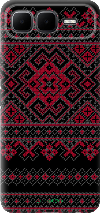 Силіконовий чехол Вишиванка 52 для Infinix Smart 10 PLus - 1763u-4108 изображение 